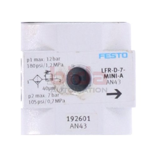 Festo LFR-D-7-MINI-A (192601) Filter-Regelfilter / Filter control filter 16bar