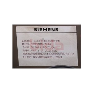 Siemens 6ES5988-3LA11 Einbau-Lüftereinschub built-in...