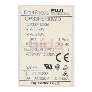 Fuji Electric CP33FS/30WD Schaltungsschutz Circuit Protector